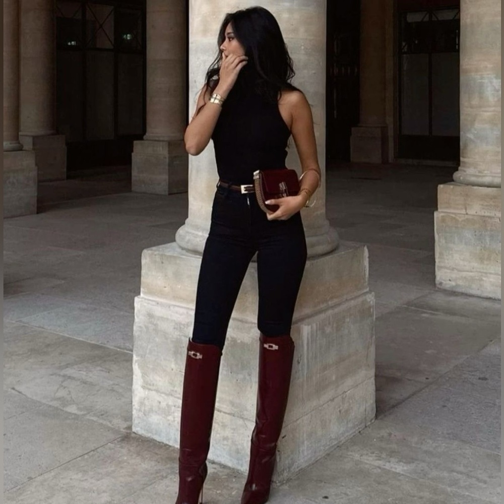 Aritzia x Denim Forum High Rise Skinny 24